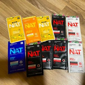 10 PACKETS of NAT KETONES. Berry blue did expire 07/22